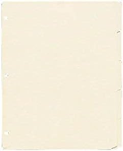 Oxford Blank Write-On Binder Dividers, 5-Tab, 1/5 Cut, 3-Hole Punched, Letter Size, Manila, 20 Sets Per Box (13V) - Cream