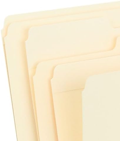 Staples 30% Recycled Reinforced File Folders, 1/3-Cut Tab, Letter Size, Manila, 100/Box (ST56682-CC)