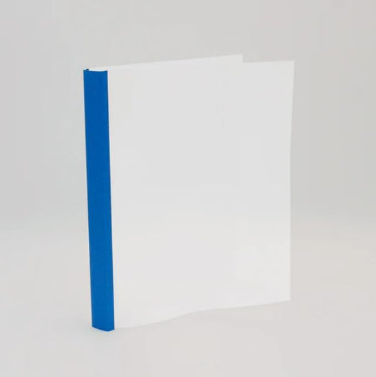 Thermal Binding Clear Covers with Steel Spine –for Thermal Binding Machines – Formerly Unibind – Used in Real Estate, Education and Various Businesses (Azur, 340 Sheets Max - 24/Box)