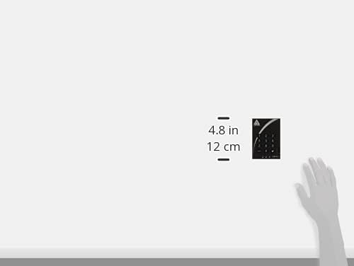 Apricorn 2TB Aegis Padlock USB 3.0 256-Bit AES XTS Hardware Encrypted Portable External Hard Drive (A25-3PL256-2000)