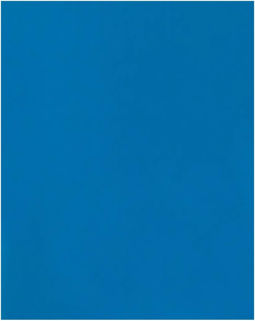 JAM PAPER Custom Printed Semi-Gloss Folders with Round Corner Pockets - Personalized Logo & Text - 12pt C1S - Blue - 100/Pack