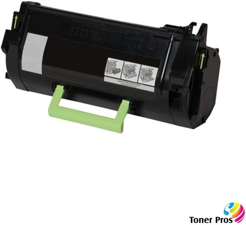 Toner Pros (TM Remanufactured High Yield Replacement Toner Cartridge 53B1H00 for Lexmark MS817, MS818 Printers [25,000 Pages]