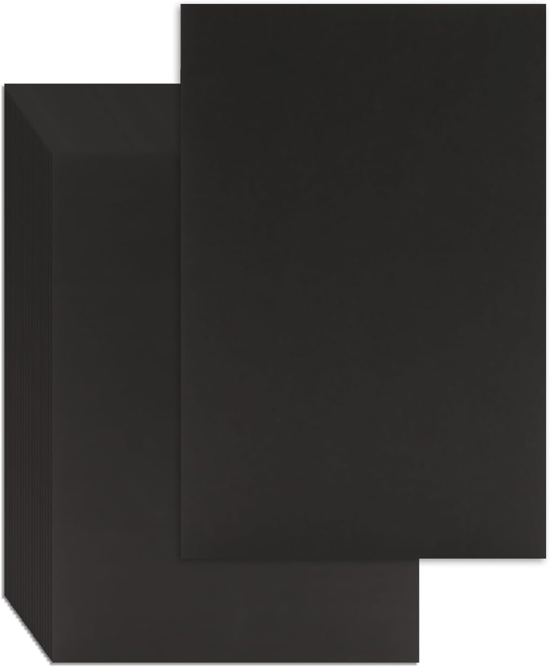 25 Pcs Book Board, Binder Board, Cover Board, Heavy Duty Chipboard for Book Binding, DIY Cardboard (Black, 10 x 12.5 Inch 80PT)