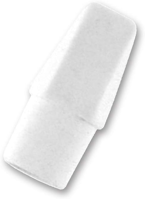 Pentel Hi-Polymer Eraser Caps, White, Box of 144 Caps (ZEH-02)