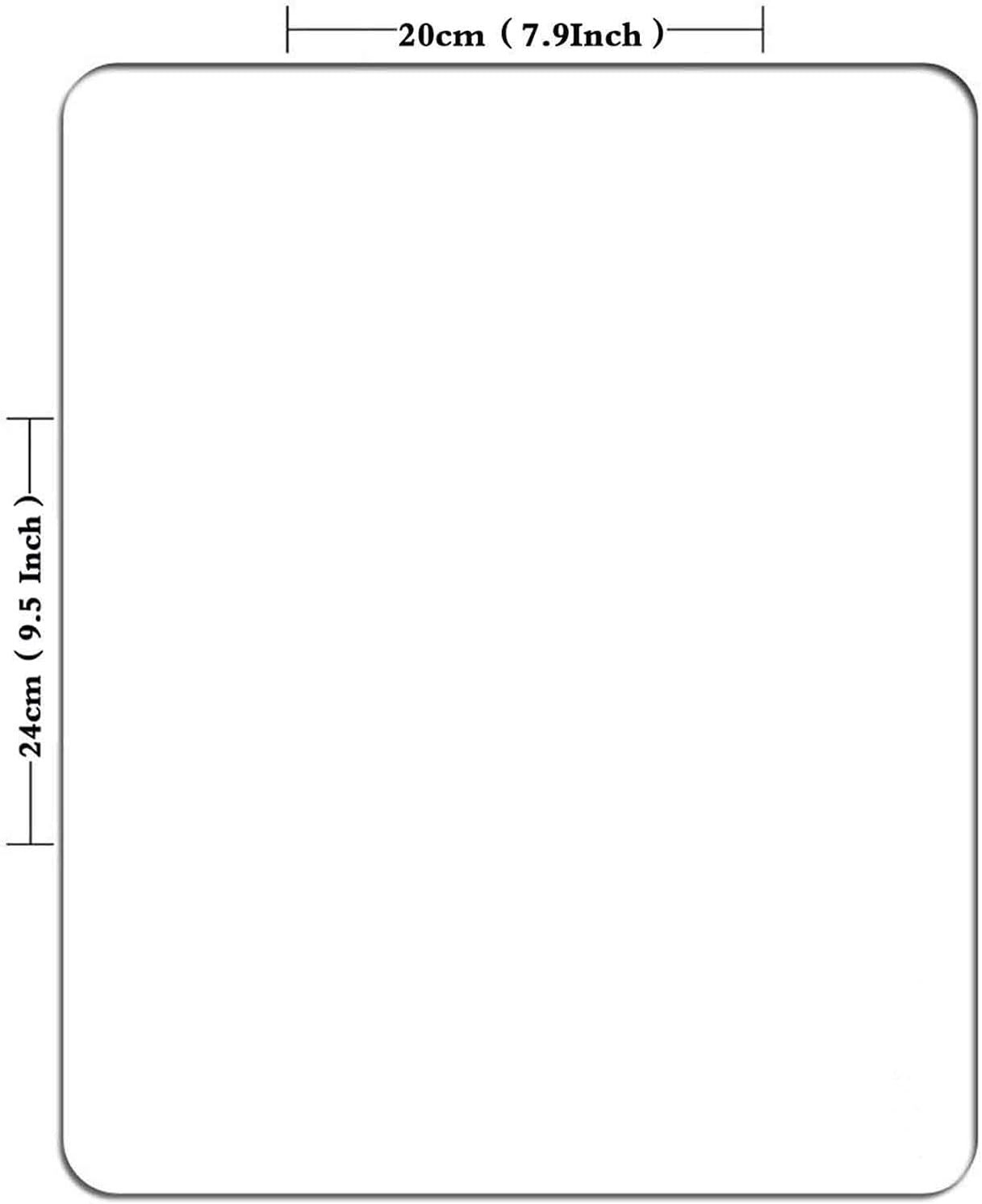 2025 Calendar Vertical Non-Slip Rubber Mouse Pad， Calendar Black Mouse Mat Mouse Pad Office Gaming Mousemat 9.5 inch x 7.9 inch