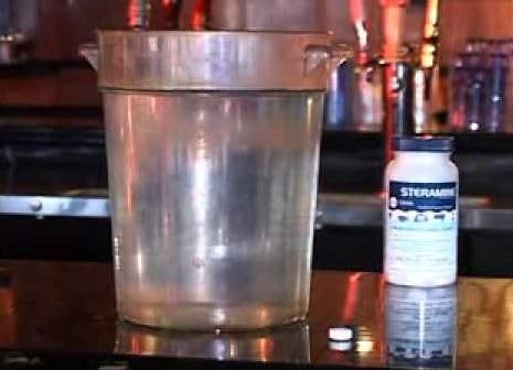 1 Bottle Steramine Tablet, Steramine Multi Purpose Sanitizer Tablet for Food Services, Food Contact Surfaces, Bar, Hotel Kitchen, Busy Diners, Restaurants & FoodTrucks by FryOilSaver Co. (150 Tablets)