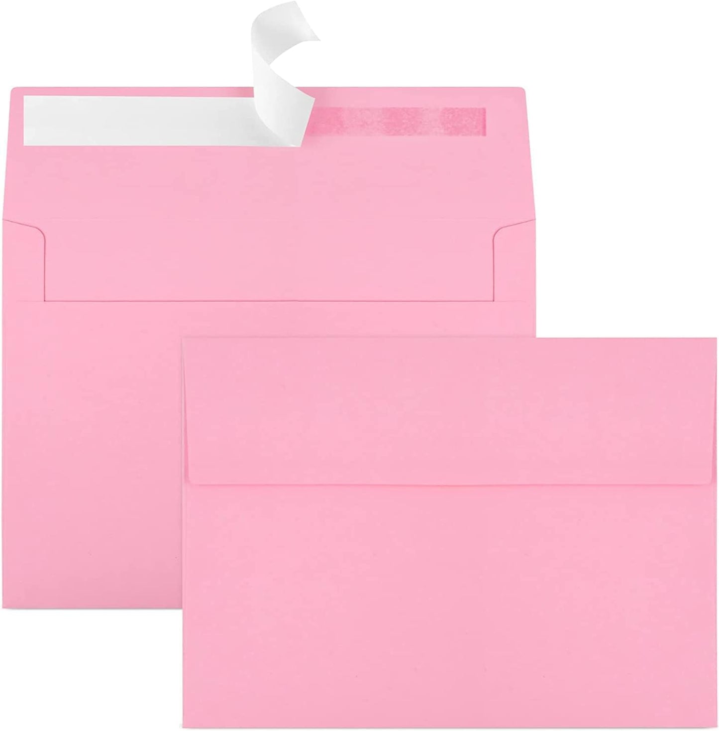 70 Packs A4 Envelope, Pink A4 Envelopes, 4x6 Photo Envelopes for Invitations, Envelopes Self Seal for Weddings, Baby Shower, Photos, Postcards, Greeting Cards, Mailing