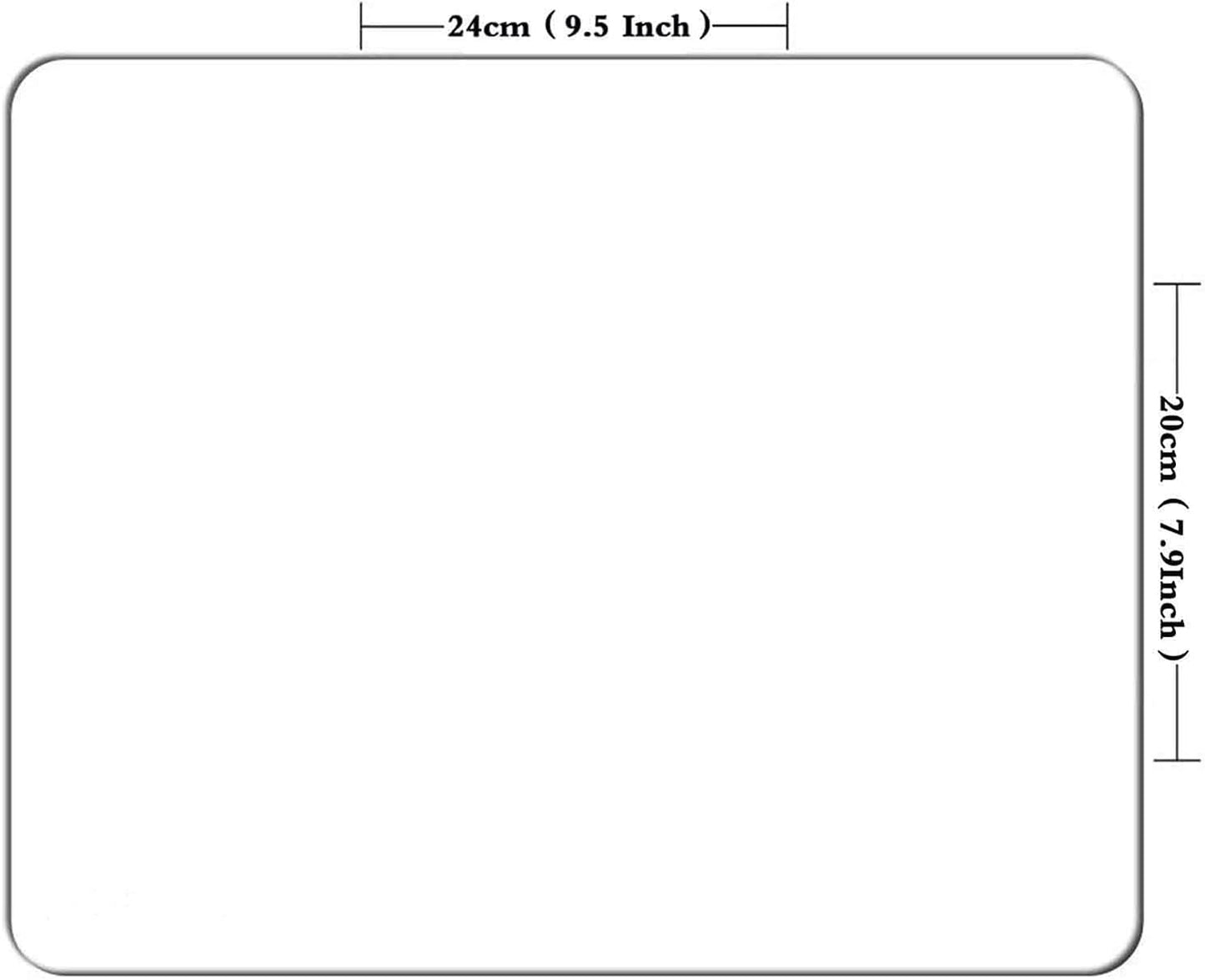 Calendar Mouse Pad, Gaming Mouse Mat with Custom Design, Non-Slip Rubber Base MousePads for Office Home Laptop Travel, 9.5"x7.9"x0.12" Inch (2025 Calendar Sky Beach Background)