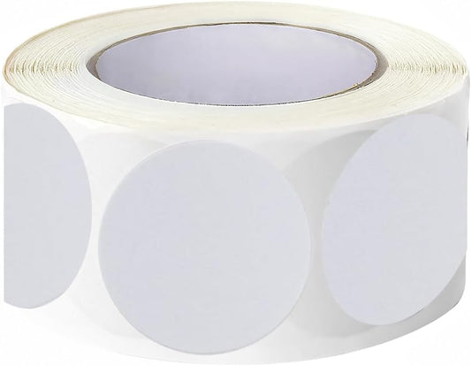 SHYGO® 1“White Circle Dot Stickers Color Coding Labels, 1000PCS 2 Rolls