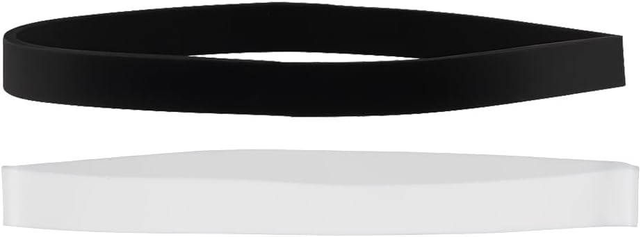 JAM PAPER Colorful Rubber Bands - Size 107 - Black & White Multi-Purpose Rubberbands - 100/Pack