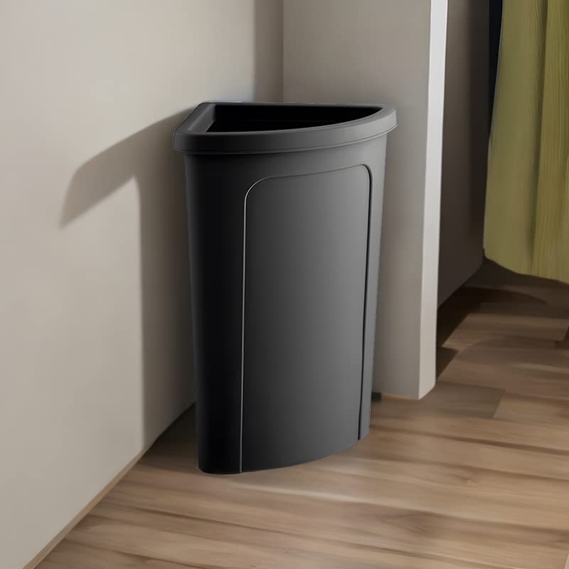 Recycling Bin, 21 Gallon Corner Round Trash Can, Crack-Resistant, Commercial Durable Garbage Can, Reinforced Bottom, Ideal for Home, Kitchen, Bar, Hotel, Restaurant, School