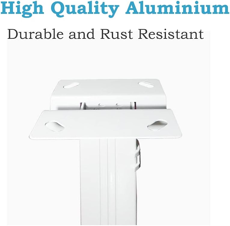 Drsn Universal Ceiling Mount with Tray, 11.4-22 inches Adjustable, No Hole Installation, Aluminum Alloy, in-Tube Cable Routing, Universal Ceiling Mount for Projector/Camera, Wall/Ceiling