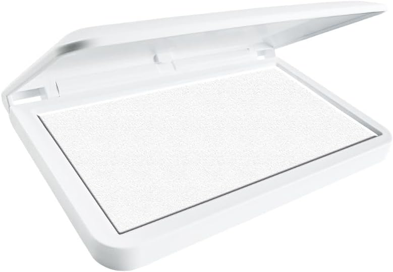 COLOP Make Series, Ink Stamp Pads, with Non-Toxic Premium Ink, Water-Based Acid-Free (Frozen White, Make 3-3-1/2" x 6-1/4")