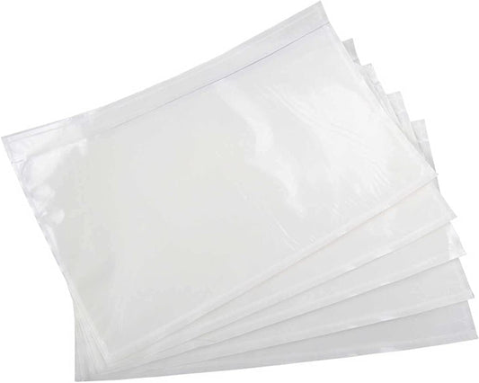 (800 Pcs) BEUYI Clear 7.5'' x 5.5'' Packing List Envelopes, Adhesive Shipping Label Pouches/Sleeves