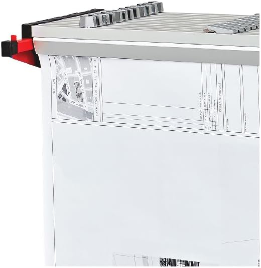 Adir Blueprint Wall Rack - Blueprint Plans Organizer and Construction Plan Holder - Poster Display and Map Rack for Office and Home (Without Blueprint Clamps)