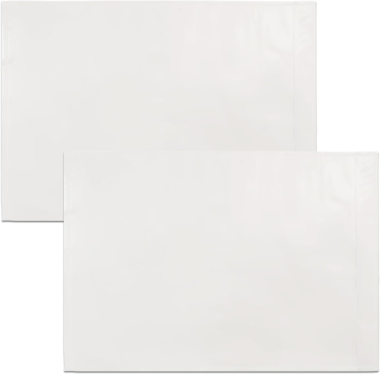 500Pcs Clear Packing List Envelopes, 9.5" x 12" Self-Adhesive Mailing Labels for Envelope, Waterproof Shipping Pouch Enclosed Bags Fit 8.5x11 inch Packing Slip Invoice Sleeves