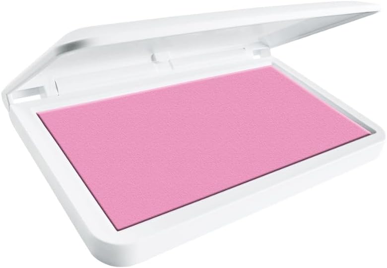 COLOP Make Series, Ink Stamp Pads, with Non-Toxic Premium Ink, Water-Based Acid-Free (Soft Pink, Make 3-3-1/2" x 6-1/4")