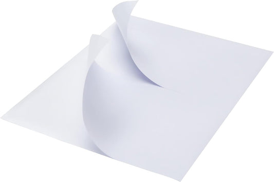 MFLABEL Half Sheet Shipping Labels - 200 Self Adhesive Sticker Sheets for Laser & Inkjet Printers, Waterproof & Smudge-Free, with 12 Free Fragile Labels for Packaging, Shipping and Crafting