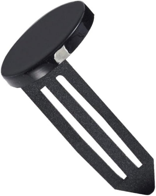 BankSupplies Keyhole Signals - Black Death Signal - Box of 25 - Non-Chip - Reusable & Long-Lasting - at-a-Glance Organization - Color Coded Plugs