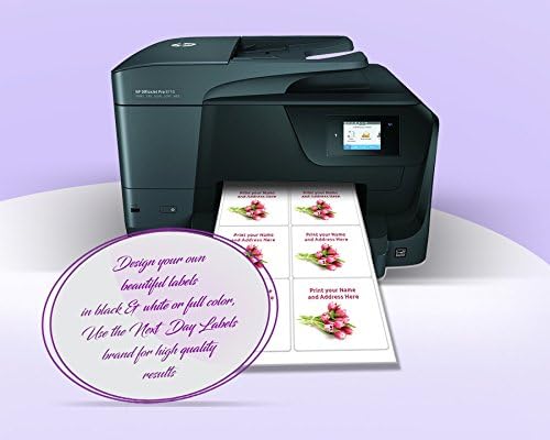 NextDayLabels – 4" x 3-1/3" Rectangular Sticker Labels for Printer - White Laser/Inkjet Printer Labels Return Address Labels Shipping Label Stickers (1000 Sheets, 6 Per Sheet, 6000 Labels)