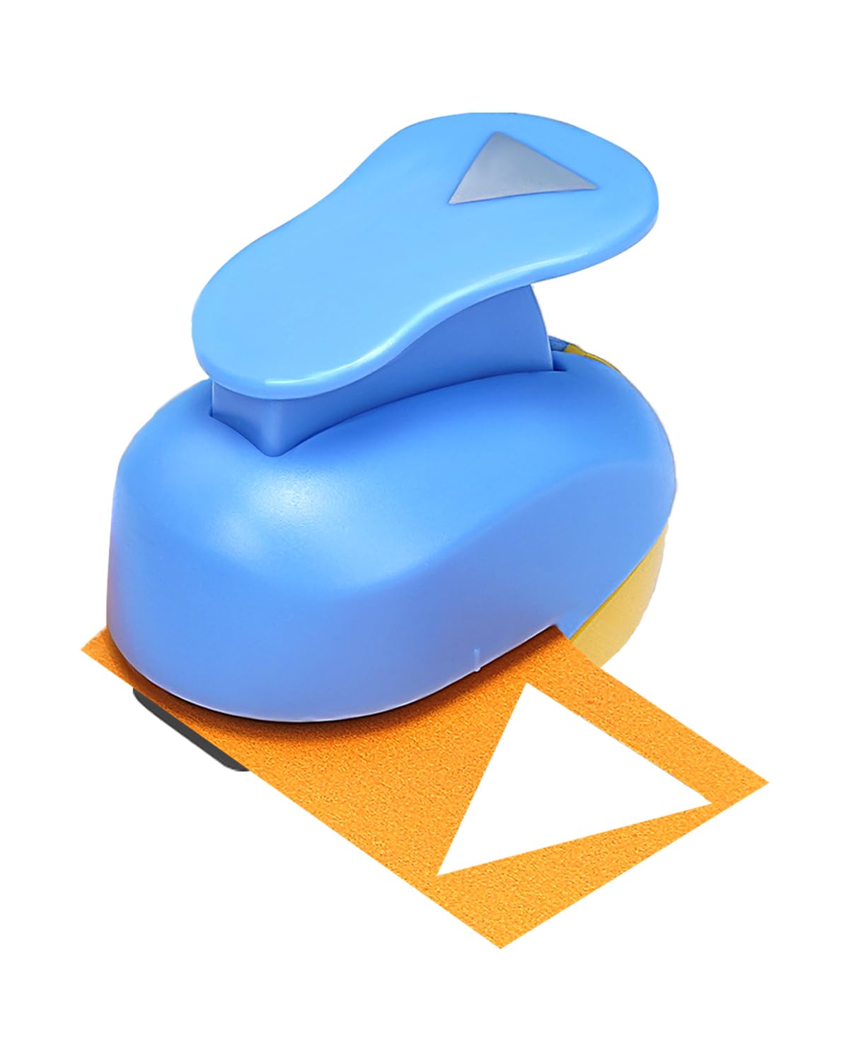 Craft Punch Triangle Hole Puncher Equilateral Length 0.8 Inch Craft Lever Punch Paper Punches for Crafting Scrapbooking DIY Card Making Gift