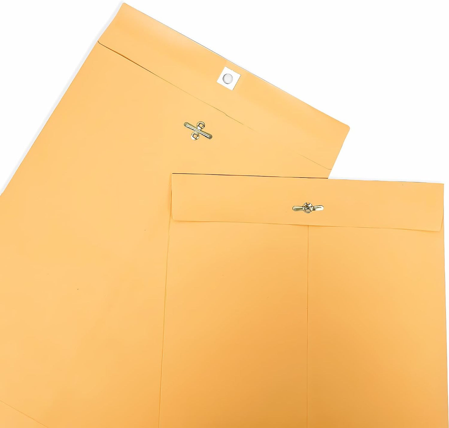 10” x 13” Clasp Envelopes with Gummed Seal Brown Kraft Catalog Envelopes Clasp Mailing Envelopes for Home, Office, Business 28 lb Kraft Paper,Pack of 30