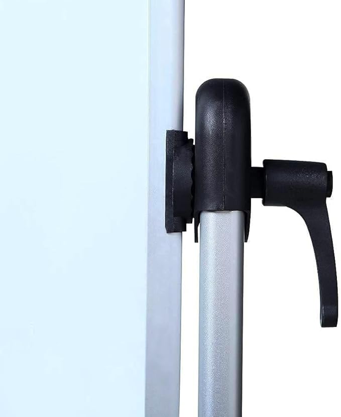 VIZ-PRO Double-Sided Magnetic Mobile Whiteboard, 60 x 36 Inches, Rolling Dry Erase Board Easel Stand on Wheels with Aluminium Frame for School Office Home 5' x 3'