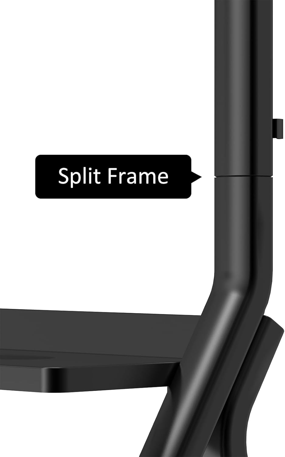 Shiarffe Smart Board Stand for 55"- 86'' Interactive Whiteboard, Mobile Stand with Locable Rolling Wheels for Smart Whiteboard, Black