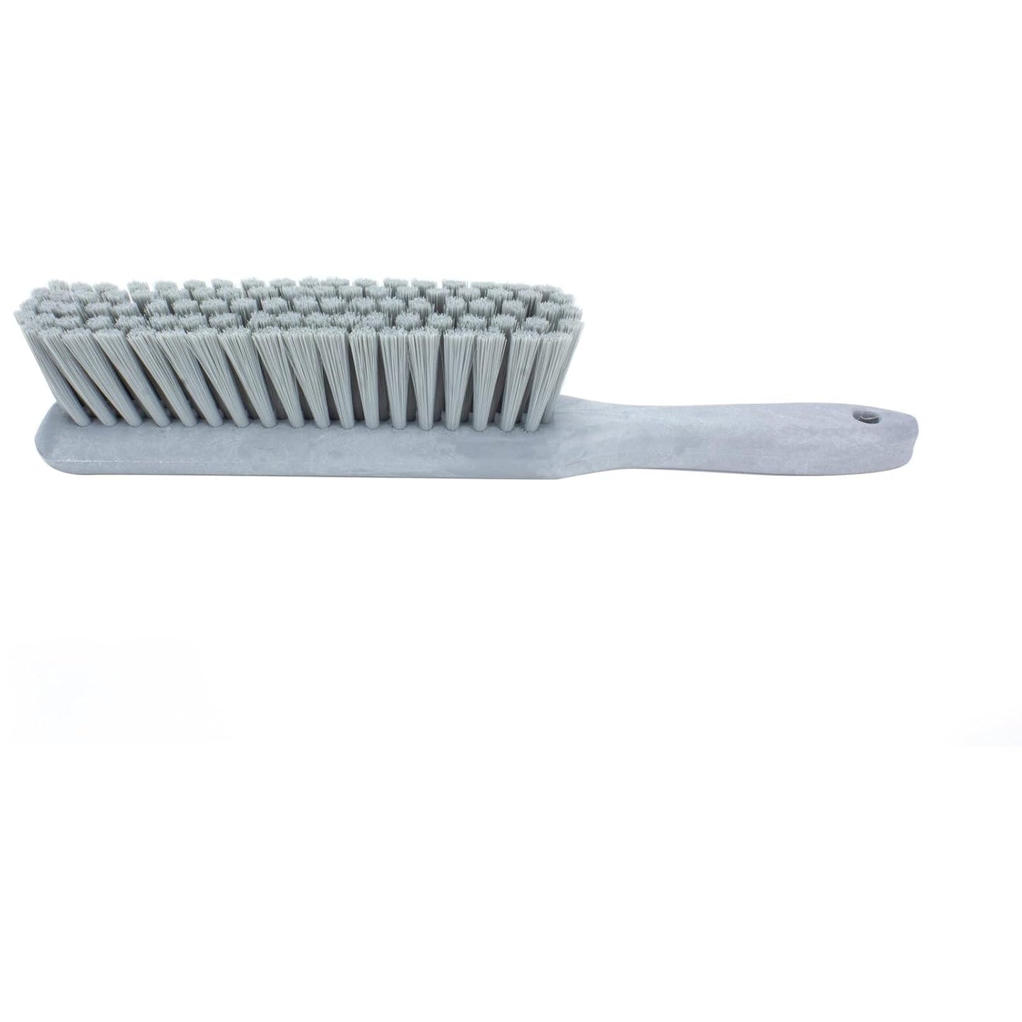 SPARTA Handheld Soft Counter Brush 8 Inch Bristle Span, Multi-Use Dust Brush with 5 Inch Handle for Tables, Countertops, and Delicate Surfaces, Polyester, Gray, (Pack of 6)