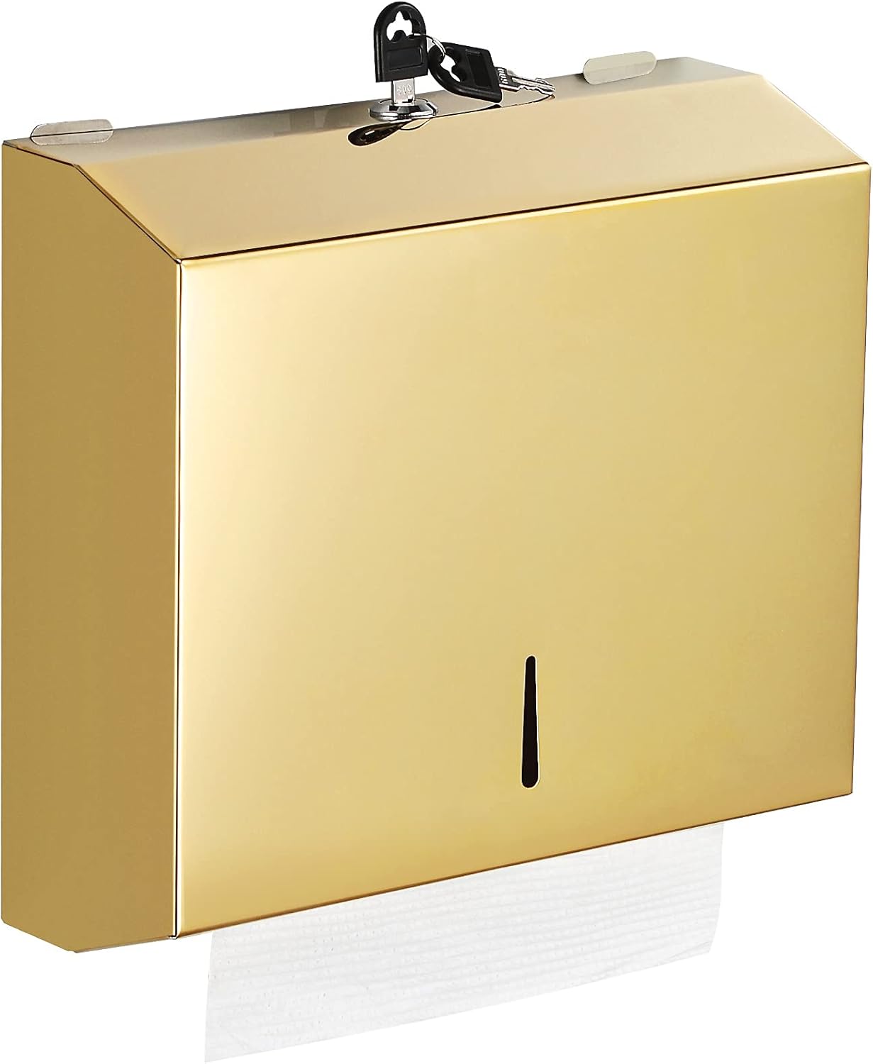 Paper Towel Dispenser Wall Mount Commercial, C Fold Multifold Hand Paper Towel Dispenser, Stainless Steel Tissue Holder