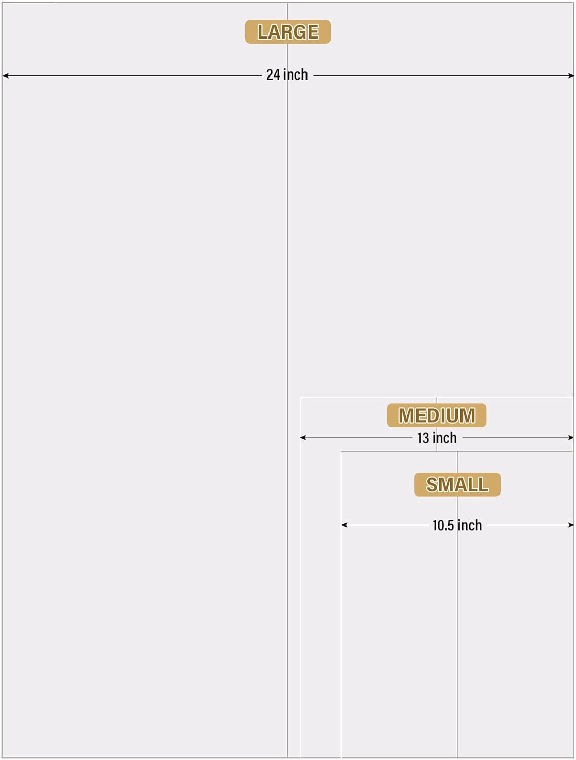 4 Pcs Trifold Poster Board, 21.5x14 inches Small White Poster Board Comes with Sticky Accessories, Corrugated Presentation Boards, Display Board for School Projects, Business Presentations