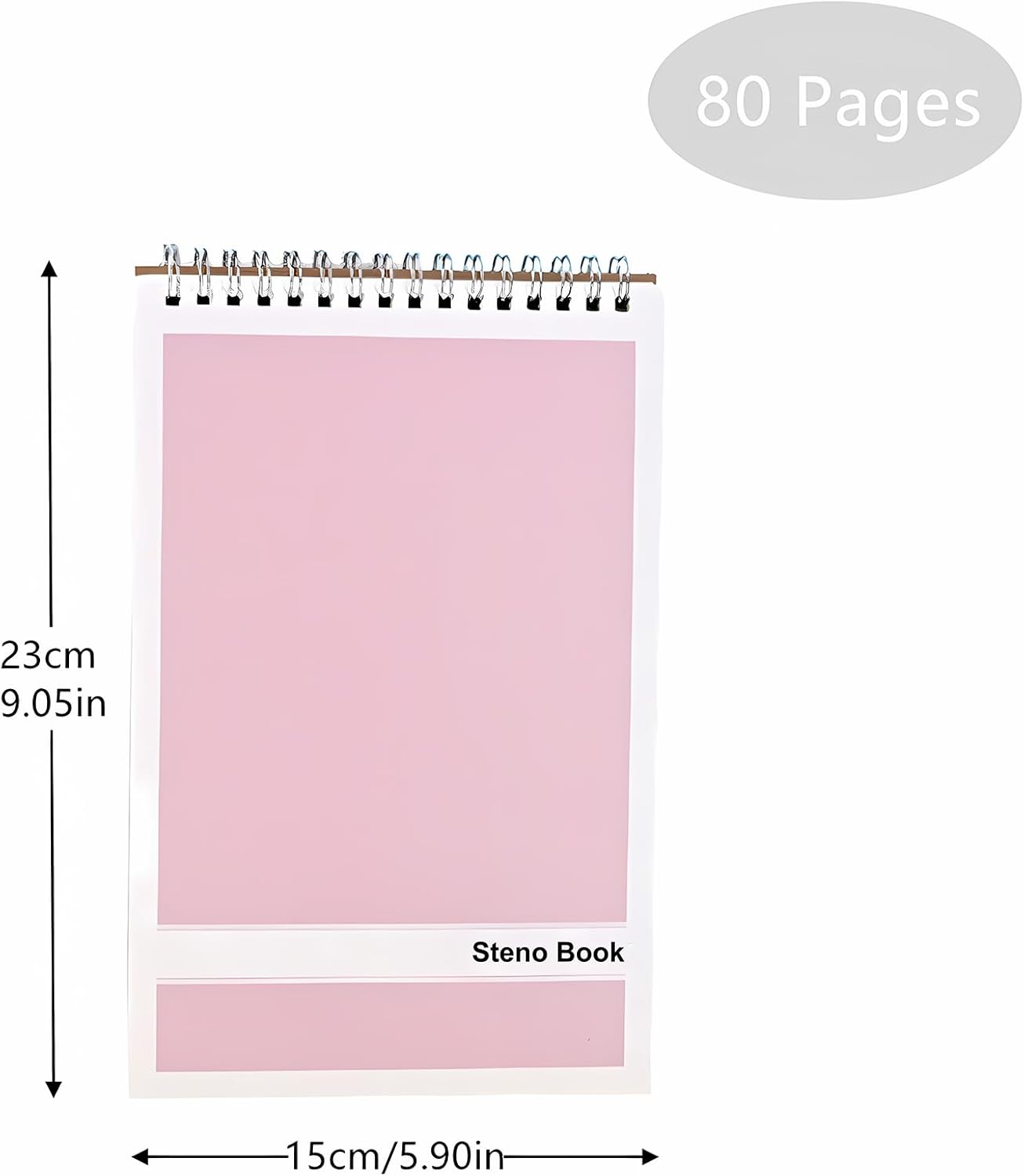 Steno Pads – 6x9 Inches 80 Sheets Steno Notebooks for Writing Notes in School, University, College & Office (2PCS Turquoise)