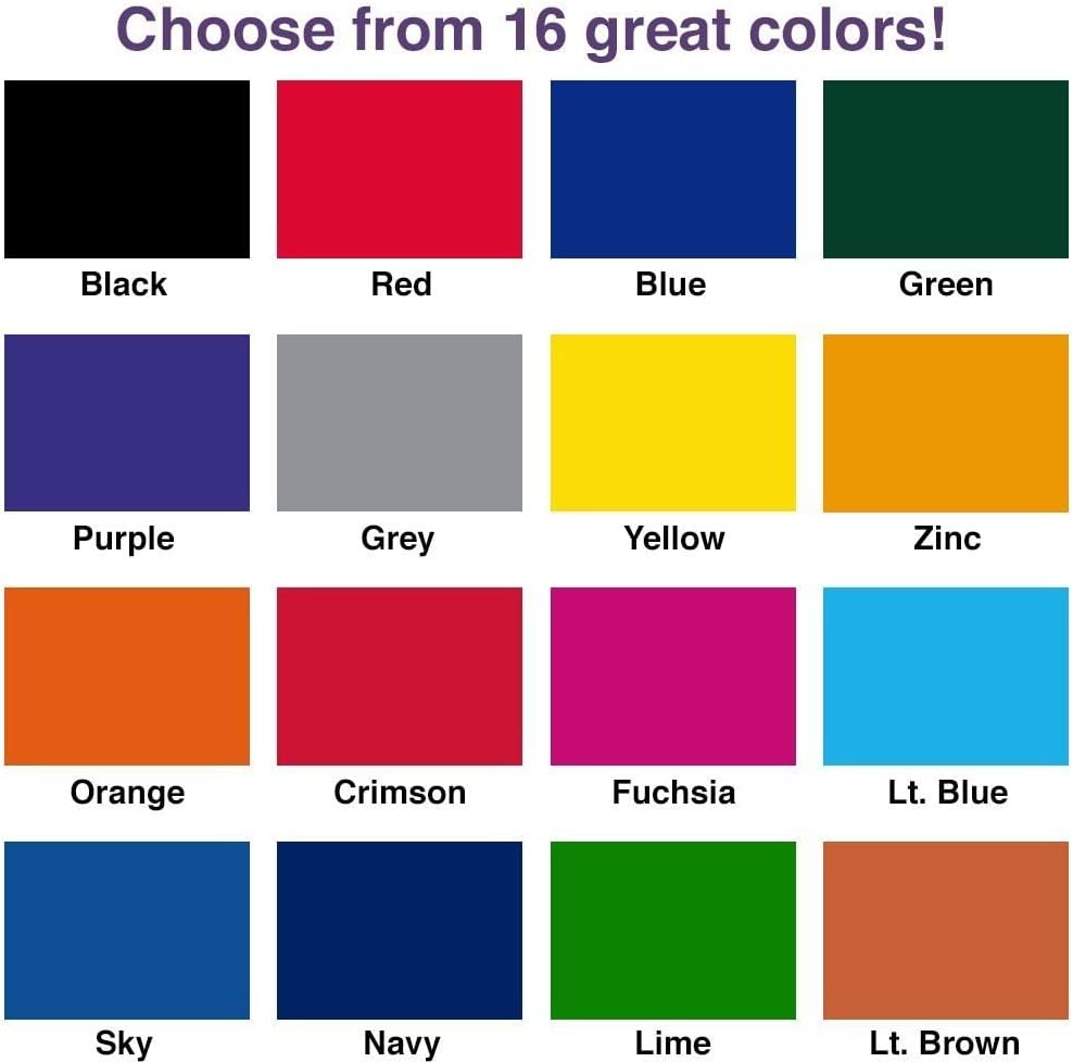 Infusion Self-Inking Custom Rubber Stamp (Personal or Business Use) - Choose from 16 Colors (1" x 3-1/4")