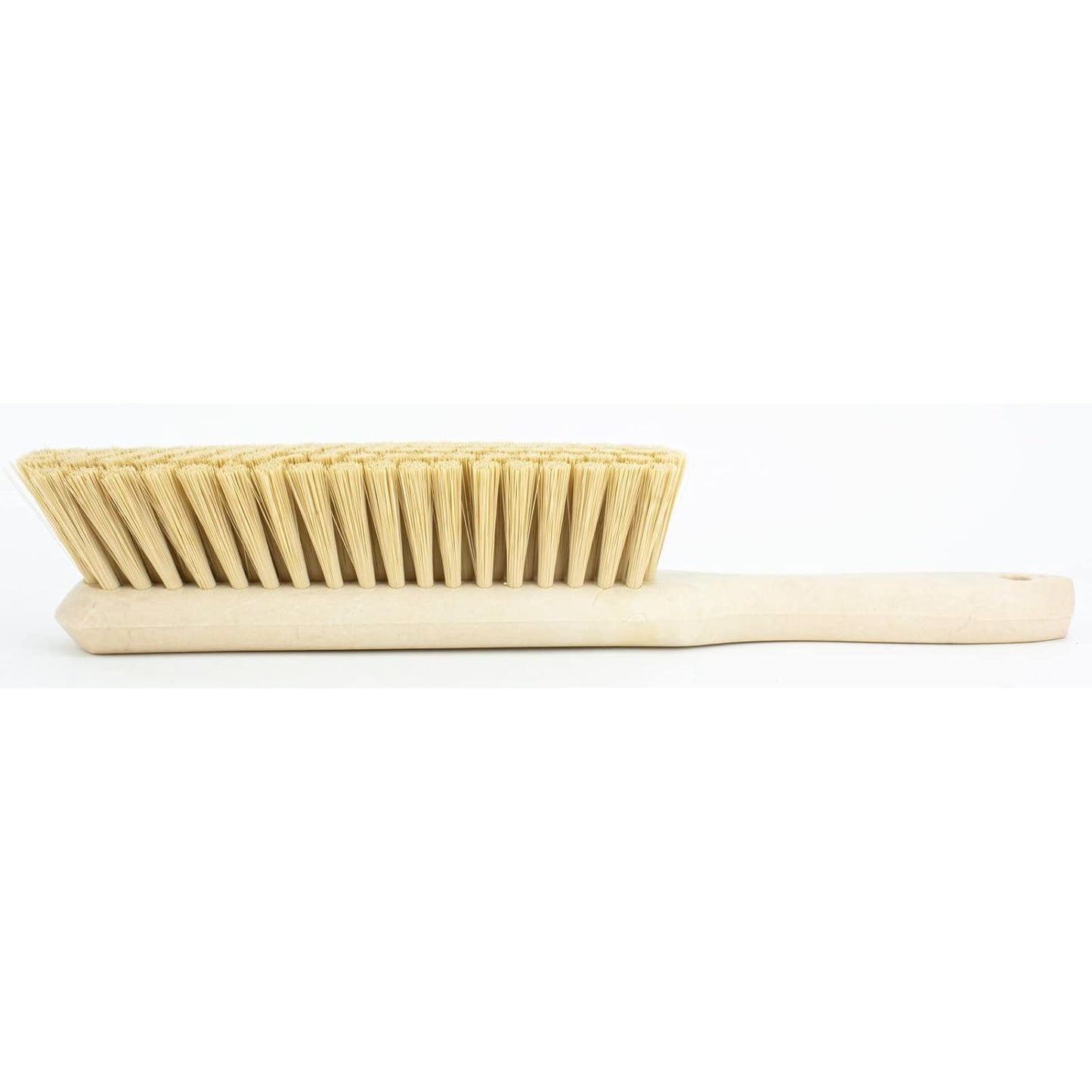 SPARTA Handheld Soft Counter Brush 8 Inch Bristle Span, Multi-Use Dust Brush with 5 Inch Handle for Tables, Countertops, and Delicate Surfaces, Polyester, Tan