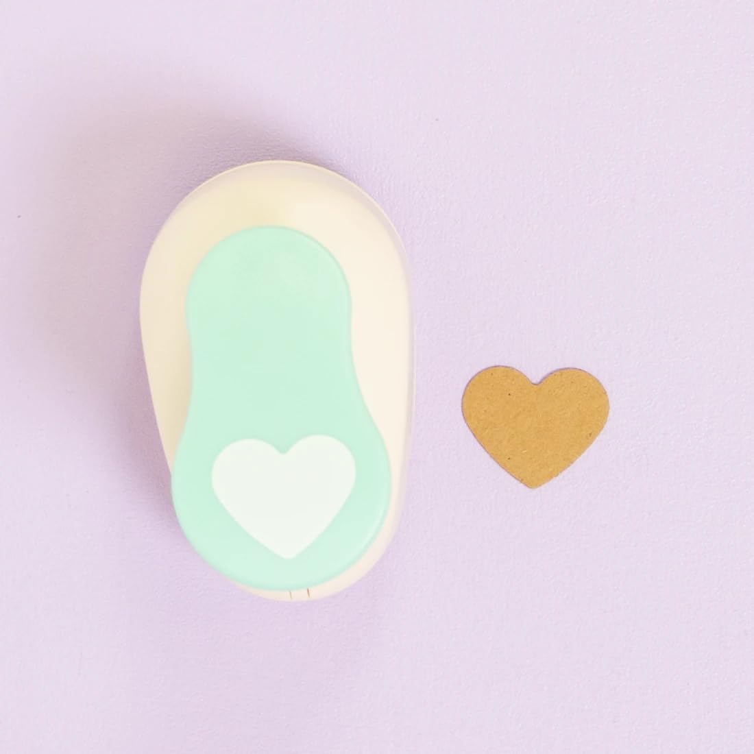 Craftelier - 1 Inch Heart Hole Punch with Lever Press | Hole Puncher for Paper Crafts | Heart Punch for Scrapbooking, DIY Cards & Journals | Hole Puncher for Paper & Cardstock.