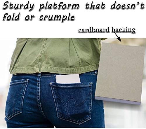 FMP Brands 20 Pack Note Pads 4x6, 100 Sheets Per Memo Pad, Writing Scratch Pad, Blank Notepad, White Waitress Server Note Pads, Paper Pad, To Do Grocery List Small Notepads