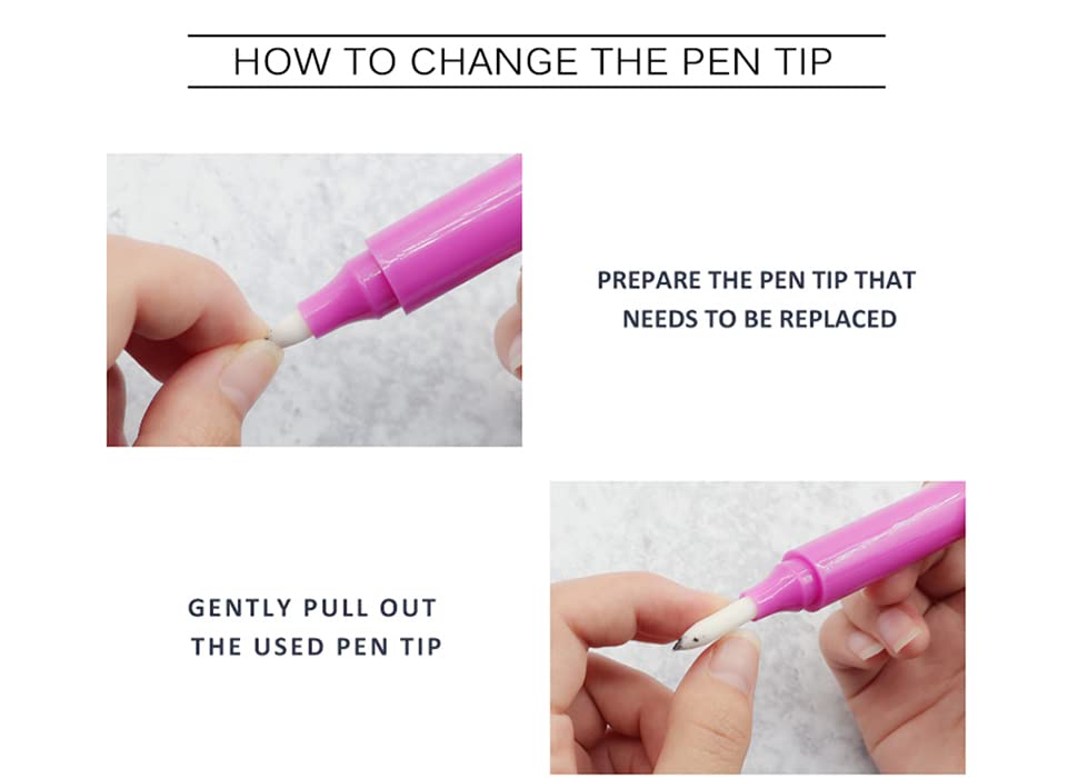 2Pack Eyeliner Remover Eraser Pen, Eye Make Up Corrector, Easy to Remove and Correction Magnetic Eyeliner Fixer, Extract for Sensitive Skin Original (white -2)