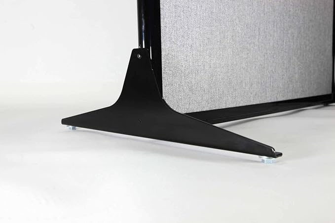 Versare Office Workstation Screen | Portable Wall Divider | Modern Cubicle | Freestanding Privacy Screen | Flexible Work Space | 3 Panels | 99" Wide x 70" Tall Blue SoundSorb Panels