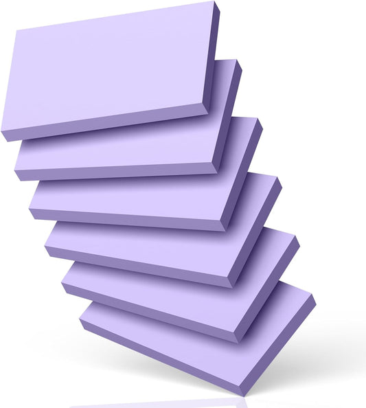 300 Count Blank Index Cards 3x5 Inch Purple Flash Cards Colored Cardstock, Unruled Note Cards Study Card Portable Learning Flashcards Ideal for Note Taking, Art Sketching, Office & School Supplies
