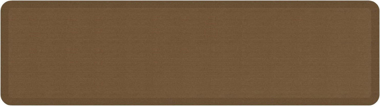 GelPro NewLife Designer Comfort Ergo-Foam Anti-Fatigue Kitchen Floor Mat, 20" x 72", Grasscloth Khaki