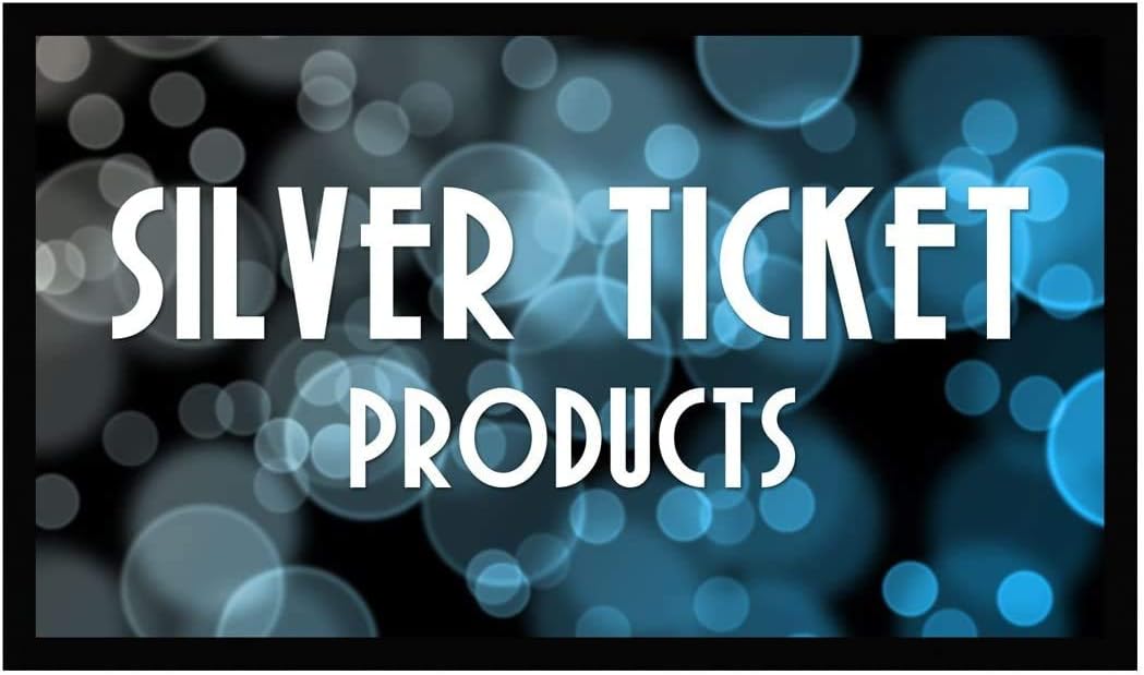 Silver Ticket Products STR Series 6 Piece Home Theater Fixed Frame 4K / 8K Ultra HD, HDTV, HDR & Active 3D Movie Projection Screen, 16:9 Format, 128" Diagonal, Grey Material STR-169128-G