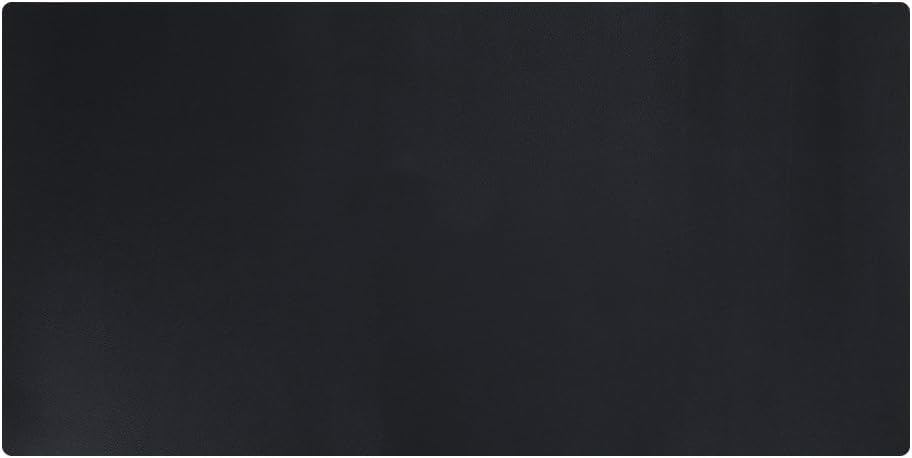 KINGFOM Desk Pad Office Desktop Protecter, PU Leather Desk Mat Blotters Organizer with Comfortable Writing Surface (23.6" x 11.8", Black)