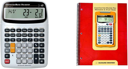 Calculated Industries Construction Master Pro Calculator Bundle for Architects, Estimators and Contractors