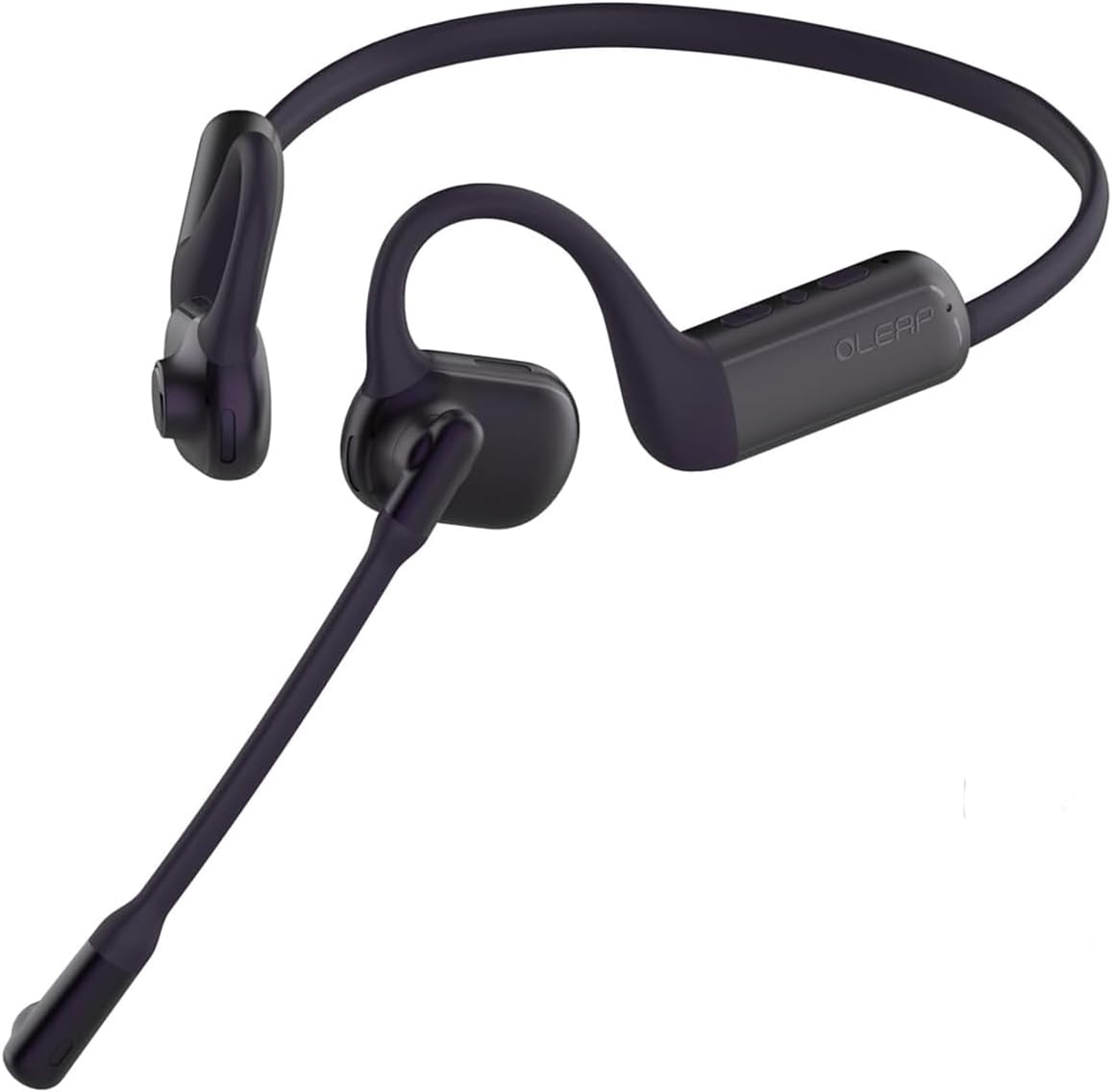 Pilot P200b Pro Wireless Headset with Mic for Work,50dB AI Noise Cancelling Microphone Headphones for Call,Bluetooth 5.3 Open Ear Computer Headset with Microphone for WFH,Mobile Office,Meetings