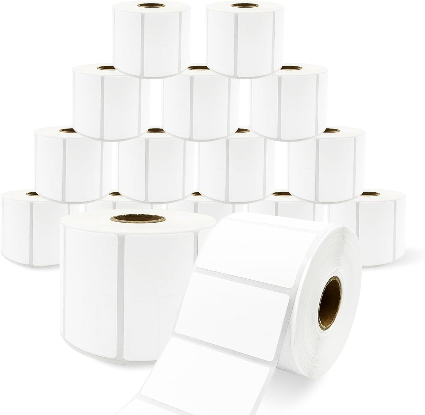 Compatible Thermal Labels Replacement for Zebra (【2.25" x 1.25"】 16 Rolls/16000Labels)