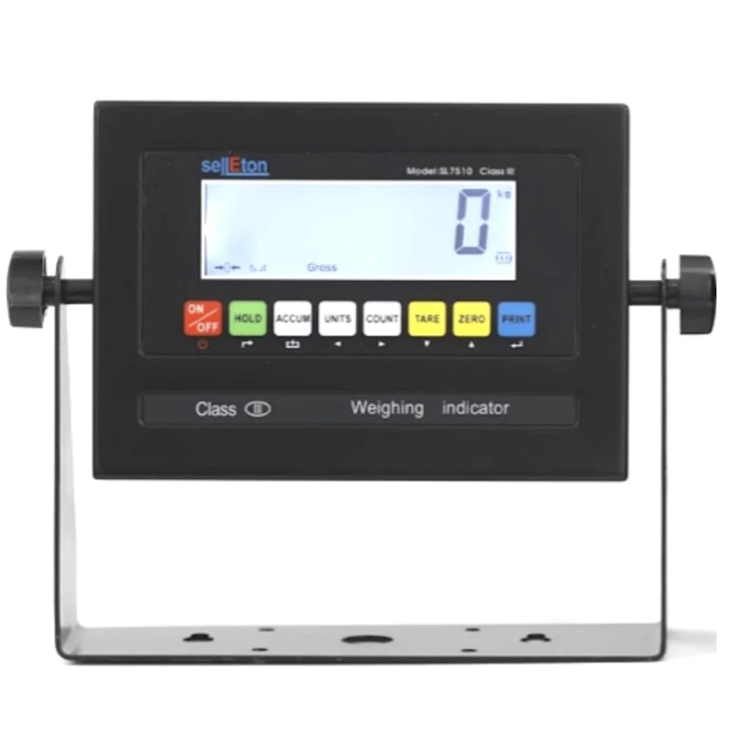 SellEton SL-5x8-1K Heavy-Duty, Industrial Floor Scale, Metal Indicator with Platform Scale (60" x 96", 1000 lbs x 0.2 lb)