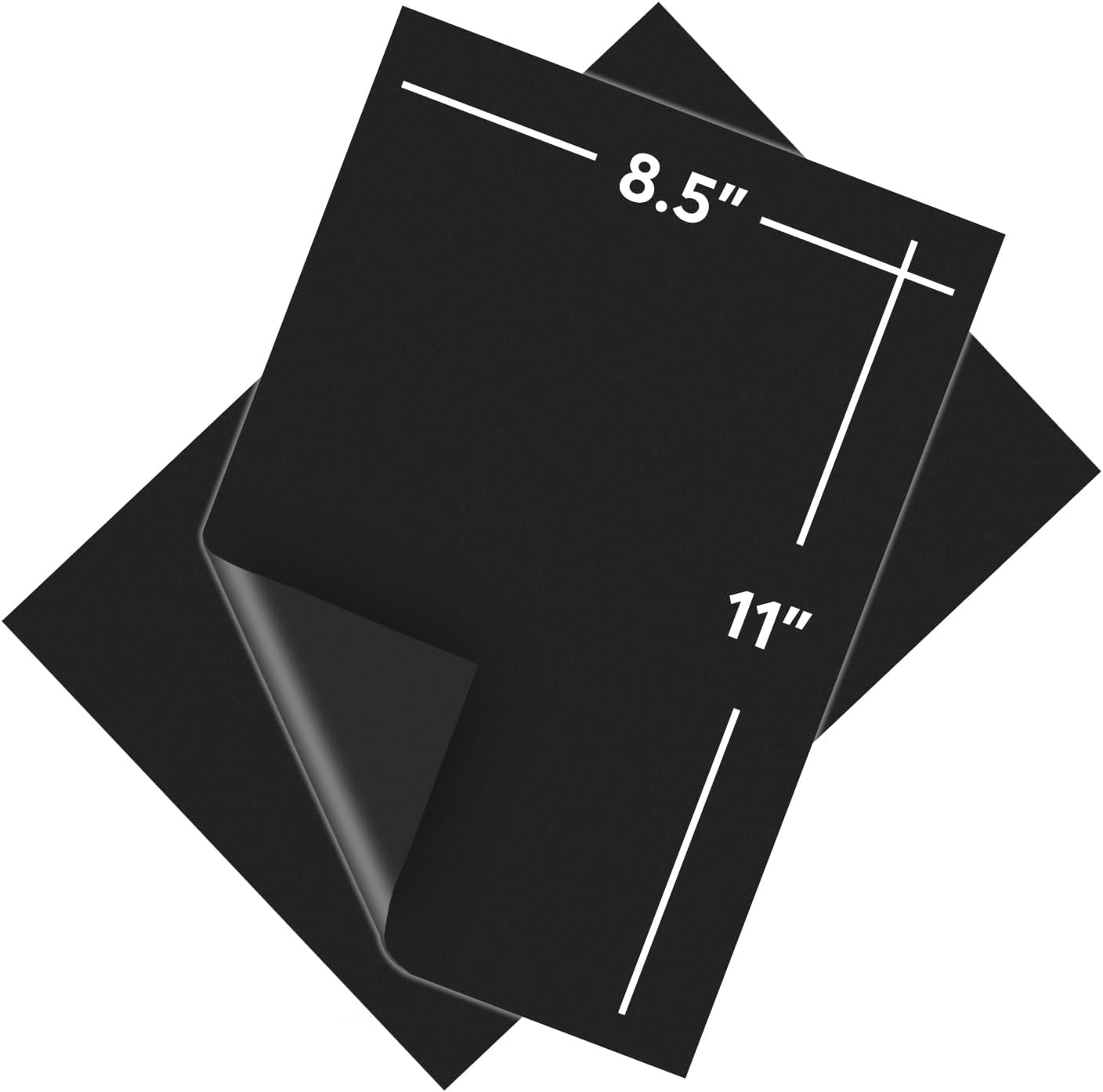 Plain Magnet Sheets,10PCS,8.5''x11''Flexible Rubber Magnetic Sheet,20Mil Non-Adhesive Magnetic Sheet for Die Storage,Business Dignage,Car,Sticker,Craft Product,Souvenir,Refrigerator Sticker