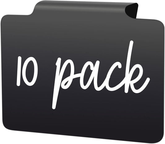 Basket Labels Clip On for Pantry Organization and Storage Baskets Bin Labels - Small Chalk Labels for Baskets - Black Bin Clip Labels for Baskets - Chalkboard Basket Tags Dry Erase Bin Labels Clip On