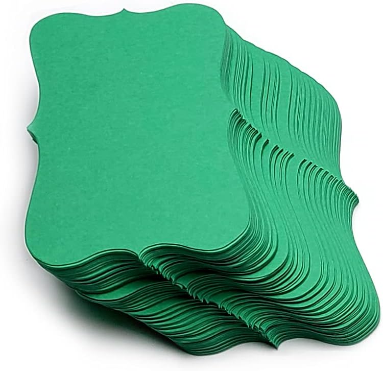 PPAPPAPPIYO 3.5x2 color index cards (100) Paper - Blank (green)