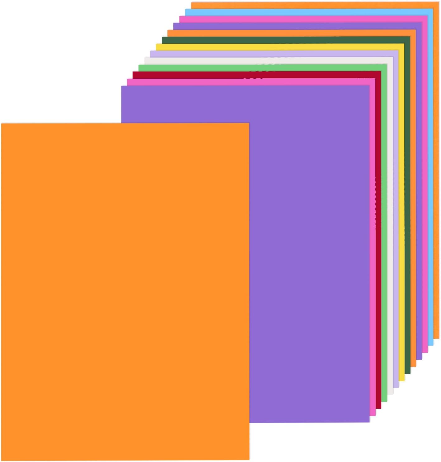 50 Sheets Colorful Cardstock Thick Paper 5 x 7, 250gsm/92lb Blank Heavy Cards Stock for Invitations, Printing, Postcards, Thankyou Cards, Index Cards, DIY Cards (Colorful, 5 x 7 inch)